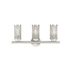 Livex Lighting 14123-91 Industro 3-Lights 180W Brushed Nickel Bath Vanity Light