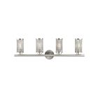 Livex Lighting 14124-91 Industro 4-Lights 240W Brushed Nickel Bath Vanity Light