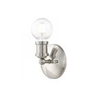 Livex Lighting Lansdale 14420-91 1-Light 60W Brushed Nickel Vanity Light