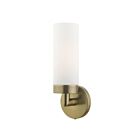 Livex Lighting Aero 15071-01 60W 1-Light Antique Brass Wall Sconce