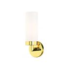 Livex Lighting Aero 15071-02 60W 1-Light Polished Brass Wall Sconce
