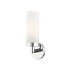 Livex Lighting Aero 15071-05 60W 1-Light Polished Chrome Wall Sconce