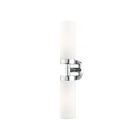 Livex Lighting 15072-05 Aero 2-Lights 120W Polished Chrome Bath Vanity Light