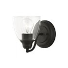 Livex Lighting Montgomery 15131-04 1-Light 100W Black Vanity Light