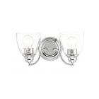 Livex Lighting 15132-05 Montgomery 2-Lights 200W Polished Chrome Bath Vanity Light