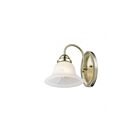 Livex Lighting 1531-01 Edgemont 1-Light 100W Antique Brass Bath Vanity Light