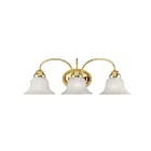 Livex Lighting 1533-02 Edgemont 3-Lights 300W Polished Brass Bath Vanity Light