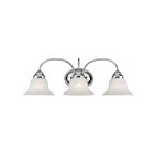 Livex Lighting 1533-05 Edgemont 3-Lights 300W Polished Chrome Bath Vanity Light