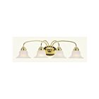 Livex Lighting 1534-02 Edgemont 4-Lights 400W Polished Brass Bath Vanity Light