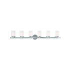 Livex Lighting 15456-05 Manhattan 6-Lights 360W Polished Chrome Bath Vanity Light