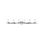 Livex Lighting 15456-91 Manhattan 6-Lights 360W Brushed Nickel Bath Vanity Light