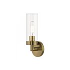 Livex Lighting Ludlow 16171-01 60W 1-Light Antique Brass Wall Sconce