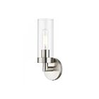 Livex Lighting Ludlow 16171-91 60W 1-Light Brushed Nickel Wall Sconce