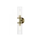 Livex Lighting Ludlow 16172-01 2-Lights 120W Antique Brass Vanity Light