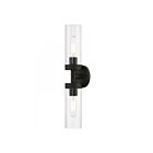Livex Lighting Ludlow 16172-04 2-Lights 120W Black Vanity Light