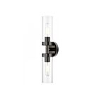 Livex Lighting Ludlow 16172-46 2-Lights 120W Black Chrome Vanity Light