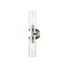 Livex Lighting Ludlow 16172-91 2-Lights 120W Brushed Nickel Vanity Light