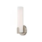 Livex Lighting Lund 16361-91 10W  Brushed Nickel LED Wall Sconce