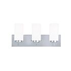 Livex Lighting 16373-05 west Lake 3-Lights 180W Polished Chrome Bath Vanity Light