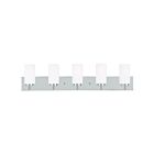 Livex Lighting 16375-05 west Lake 5-Lights 300W Polished Chrome Bath Vanity Light