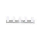Livex Lighting 16375-91 west Lake 5-Lights 300W Brushed Nickel Bath Vanity Light