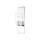 Livex Lighting Zurich 16551-05 100W 1-Light Polished Chrome Wall Sconce