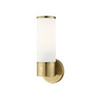Livex Lighting Lindale 16561-01 60W 1-Light Antique Brass Wall Sconce