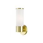 Livex Lighting Lindale 16561-12 60W 1-Light Satin Brass Wall Sconce