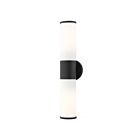 Livex Lighting 16562-04 Lindale 2-Lights 120W Black Bath Vanity Light