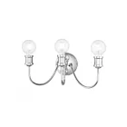 Livex Lighting Lansdale 16573-05 3-Lights 180W Polished Chrome Vanity Light