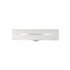 Livex Lighting 16682-13 Soma 2-Lights 120W Textured White with Brushed Nickel Finish Accents Bath Vanity Light