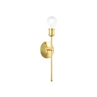 Livex Lighting Lansdale 16711-02 60W 1-Light Polished Brass Wall Sconce