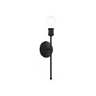 Livex Lighting Lansdale 16711-04 60W 1-Light Black Wall Sconce