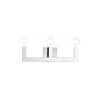 Livex Lighting 16813-05 Solna 3-Lights 180W Polished Chrome Bath Vanity Light