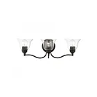 Livex Lighting 16933-04 Moreland 3-Lights 180W Black Bath Vanity Light