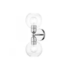 Livex Lighting 16972-05 Downtown 2-Lights 120W Polished Chrome Bath Vanity Light