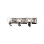 Livex Lighting Birmingham 17073-46 3-Lights 300W Black Chrome Vanity Light