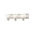 Livex Lighting Birmingham 17073-91 3-Lights 300W Brushed Nickel Vanity Light