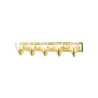 Livex Lighting Birmingham 17075-02 5-Lights 500W Polished Brass Vanity Light