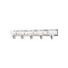 Livex Lighting Birmingham 17075-05 5-Lights 500W Polished Chrome Vanity Light