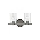 Livex Lighting 17232-46 Munich 2-Lights 120W Black Chrome Bath Vanity Light