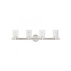 Livex Lighting 17234-91 Munich 4-Lights 240W Brushed Nickel Bath Vanity Light