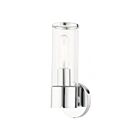 Livex Lighting Banca 17281-05 60W 1-Light Polished Chrome Wall Sconce