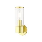 Livex Lighting Banca 17281-12 60W 1-Light Satin Brass Wall Sconce