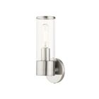 Livex Lighting Banca 17281-91 60W 1-Light Brushed Nickel Wall Sconce