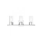 Livex Lighting 17313-05 Carson 3-Lights 180W Polished Chrome Bath Vanity Light