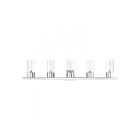 Livex Lighting 17315-05 Carson 5-Lights 300W Polished Chrome Bath Vanity Light