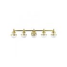 Livex Lighting 17415-02 Oldwick 5-Lights 375W Polished Brass Bath Vanity Light