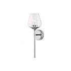 Livex Lighting Willow 17471-05 1-Light 60W Polished Chrome Vanity Light