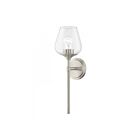 Livex Lighting Willow 17471-91 1-Light 60W Brushed Nickel Vanity Light